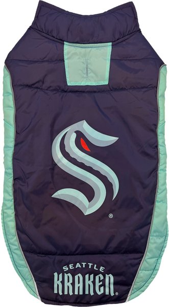 Pets First NHL Seattle Kraken Dog & Cat Puffer Vest