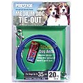 Boss Pet Prestige Dog Tie-Out, Medium, Blue, 20-ft