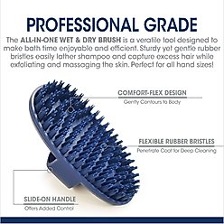 Four Paws Magic Coat Professional Series All-In-One Wet & Dry Dog Glove & Curry Brush slide 2 of 9