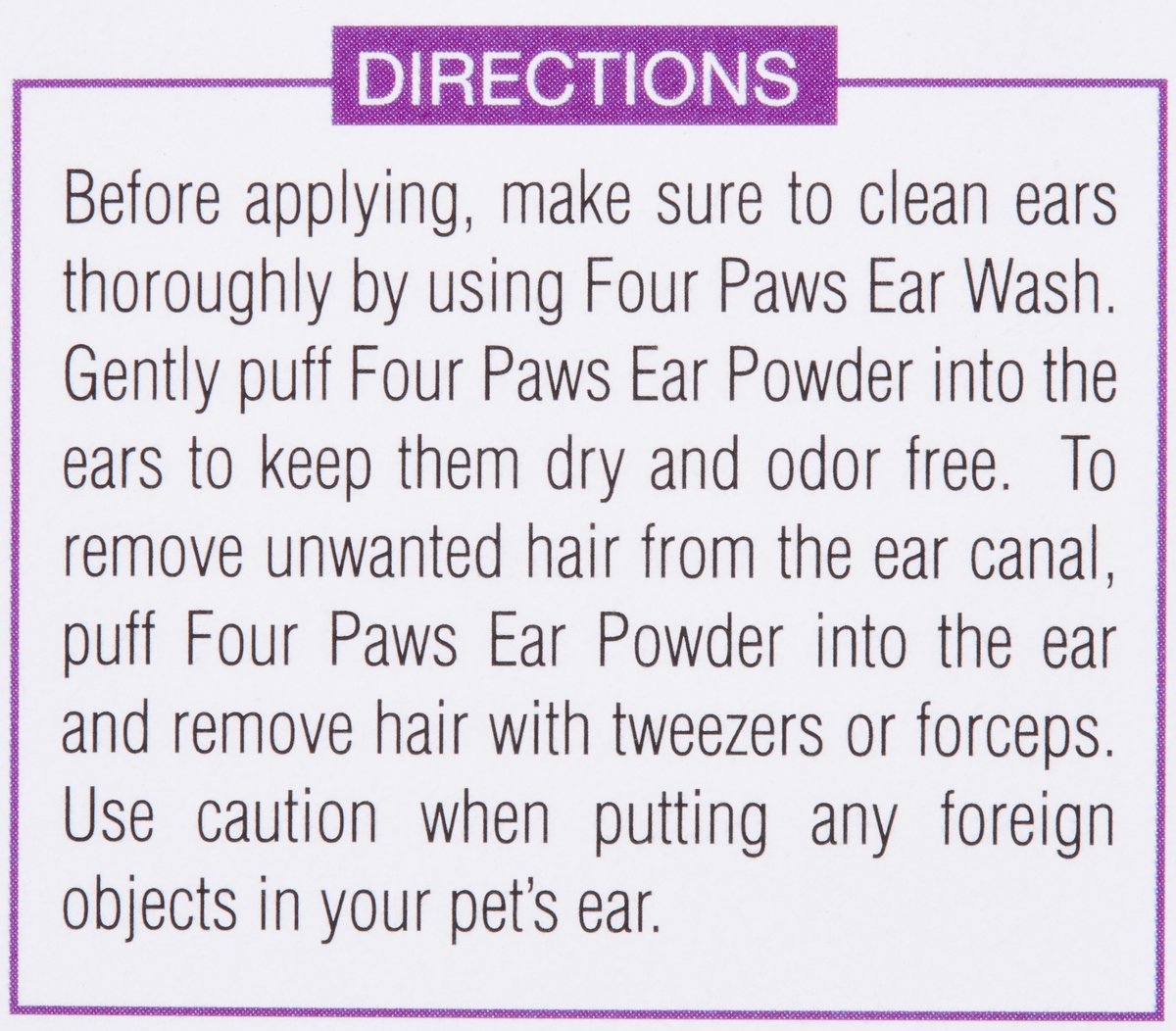 Four paws hotsell ear powder