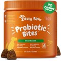 Zesty Paws Probiotic Bites Pumpkin Flavored Soft Chews Gut Flora & Digestive Supplement for Dogs, 90 count
