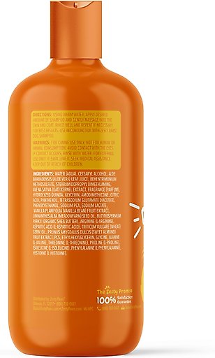 Zesty Paws Itch Soother Dog Conditioner with Oatmeal & Aloe Vera, for Skin Moisture & Shiny Coats