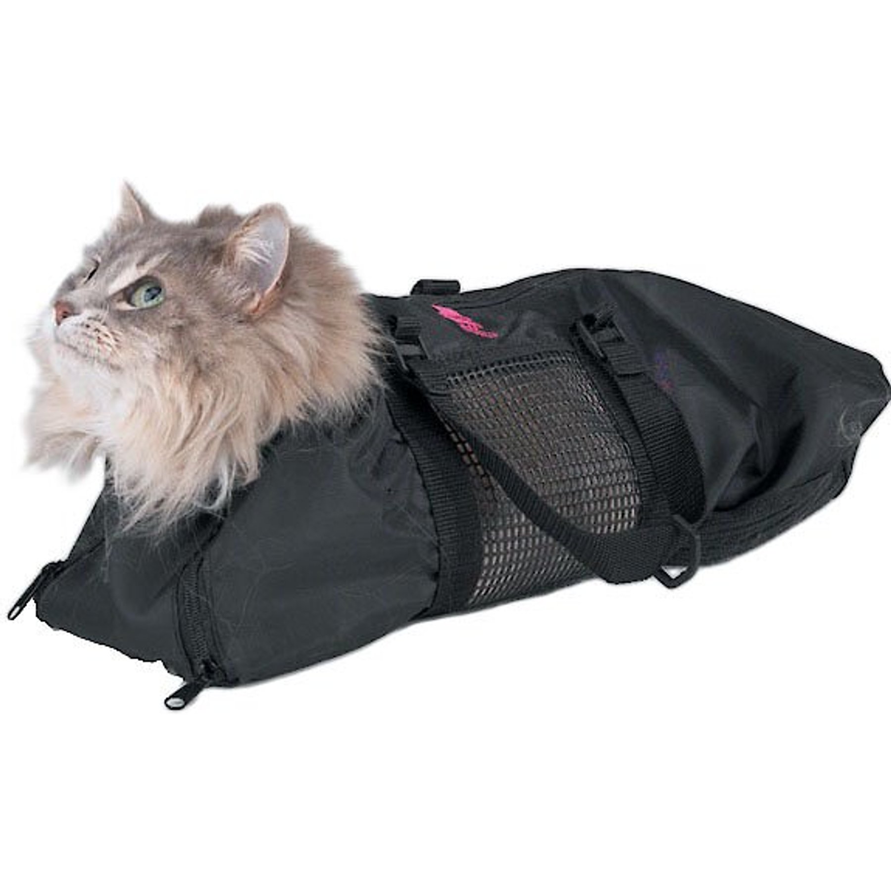 Cat-in-the-Bag Cozy Comfort Carrier - Small Red Cat Carrier Bag and Cat  Restraint Bag for Grooming, Vet Visits, Medication Administration, Dental