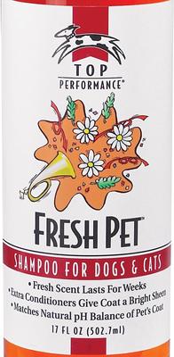 Show full view: Top Performance Fresh Pet Shampoo for Dogs & Cats, Fresh Scent, 17-fl oz bottle slide 2 of 5