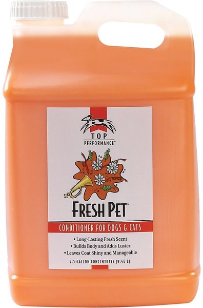 Top Performance Fresh Pet Conditioner for Dogs & Cats, Fresh Scent, 2.5-gallon concentrate bottle slide 1 of 4