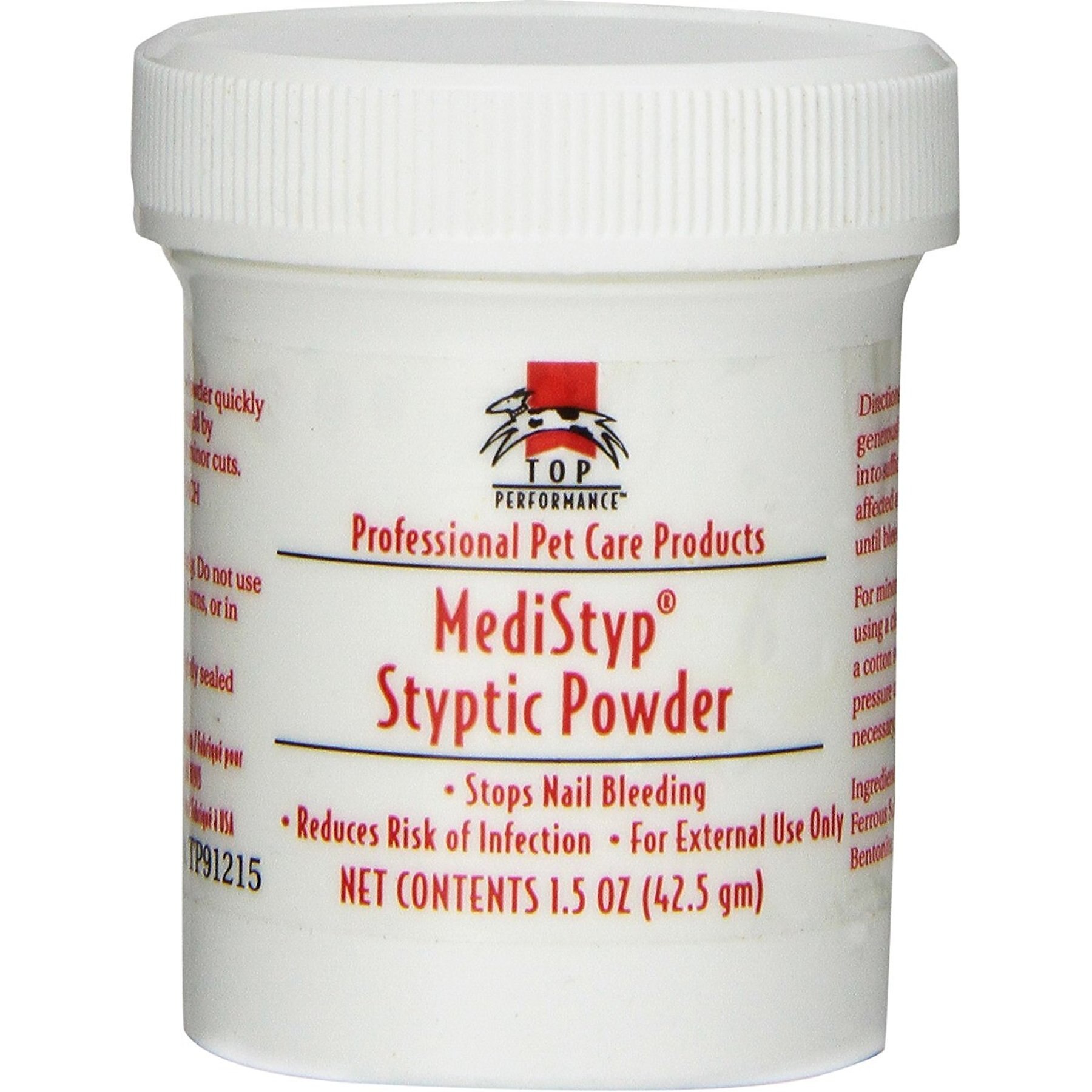 TOP PERFORMANCE Medistyp Styptic Powder for Dogs & Cats, 1.5oz bottle