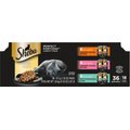 Sheba Perfect Portions Grain-Free Multipack Roasted Chicken, Gourmet Salmon & Signature Tuna Cuts in Gravy Adult Wet Cat Food Trays, 2.6-oz, case of 18 twin-packs