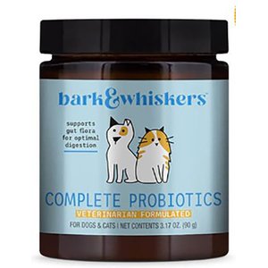 Bark and Whiskers Complete Probiotics Dog & Cat Supplement, 3.17-oz jar