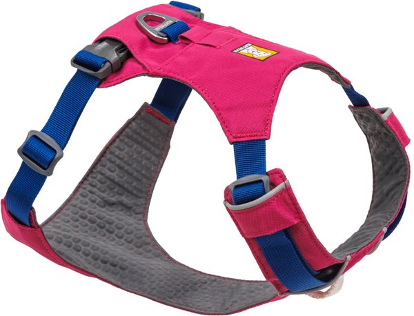 RUFFWEAR Hi & Light Reflective Front-Clip Dog Harness, Alpenglow Pink ...