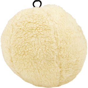 Petlou Fleece Ball Plush Dog Toy, 10-in