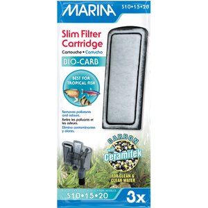 Marina Slim Carbon Filter Cartridge, 3 count