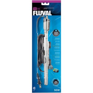 Fluval Submersible Glass Aquarium Heater, 50-watt