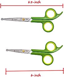 Pet Magasin Dog & Cat Grooming Scissors with Round Safety Tip, 2 pack slide 2 of 5