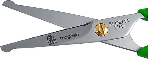 Pet Magasin Dog & Cat Grooming Scissors with Round Safety Tip, 2 pack