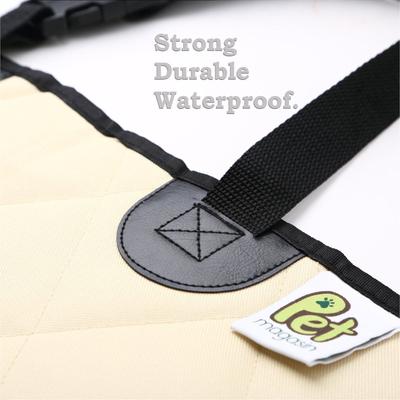 Show full view: Pet Magasin Luxury Hammock Style Car Seat Cover, Beige slide 5 of 8