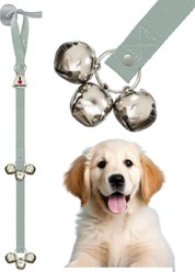 Caldwell's Potty Bells Original Dog Doorbell, Grey slide 1 of 7