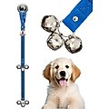 Caldwell's Potty Bells Original Dog Doorbell, Blue