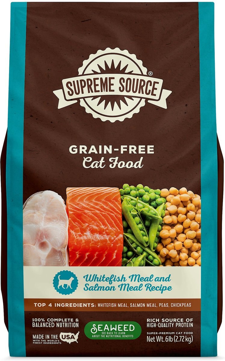 Supreme Source Whitefish Meal & Salmon Meal Grain-Free Dry Cat Food