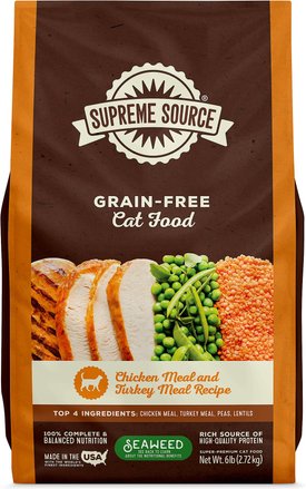 SUPREME SOURCE Chicken Meal Turkey Meal Grain Free Dry Cat Food