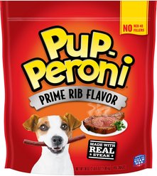 Pup-Peroni Prime Rib Flavor Dog Treats, 38-oz bag