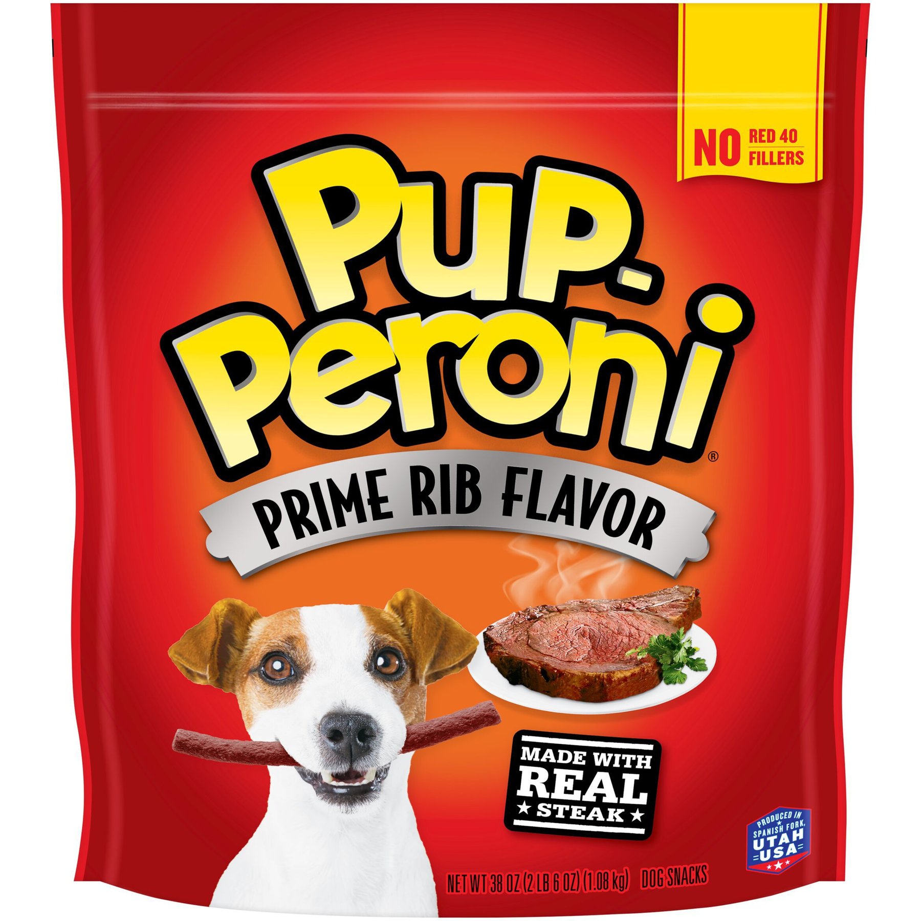 PUP PERONI Prime Rib Flavor Dog Treats 38 oz bag Chewy