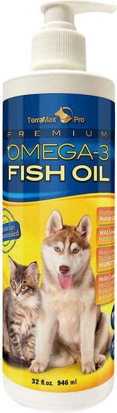 TerraMax Pro Premium Omega-3 Fish Oil Dog Supplement, 32-oz bottle slide 1 of 6