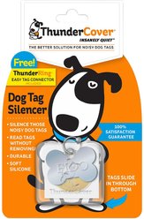 ThunderCover Mini Dog Tag Silencer, Clear