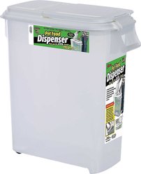 Buddeez Roll Away Pet Food Container with Scoop, 50-qt