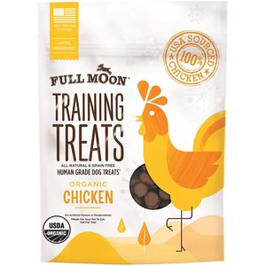 Full Moon Organic Chicken Training Grain-Free Dog Treats, 6-oz bag
