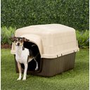 Aspen Pet Petbarn 3 Plastic Dog House, 15-25 lbs