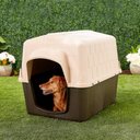 Aspen Pet Petbarn 3 Plastic Dog House, 50-90 lbs