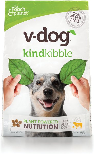 V-Dog Kind Kibble Vegan Adult Dry Dog Food, 20-lb bag slide 1 of 7