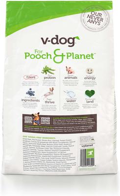 Show full view: V-Dog Kind Kibble Vegan Adult Dry Dog Food, 30-lb bag slide 3 of 9
