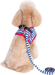 Alfie Pet Vince Sailor Polyester Back Clip Dog Harness & Leash, Large: 19 to 20.5-in chest slide 2 of 9