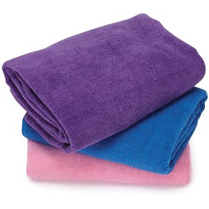 Top Performance Microfiber Pet Towel, 3-Pack, 48 x 28 Assorted