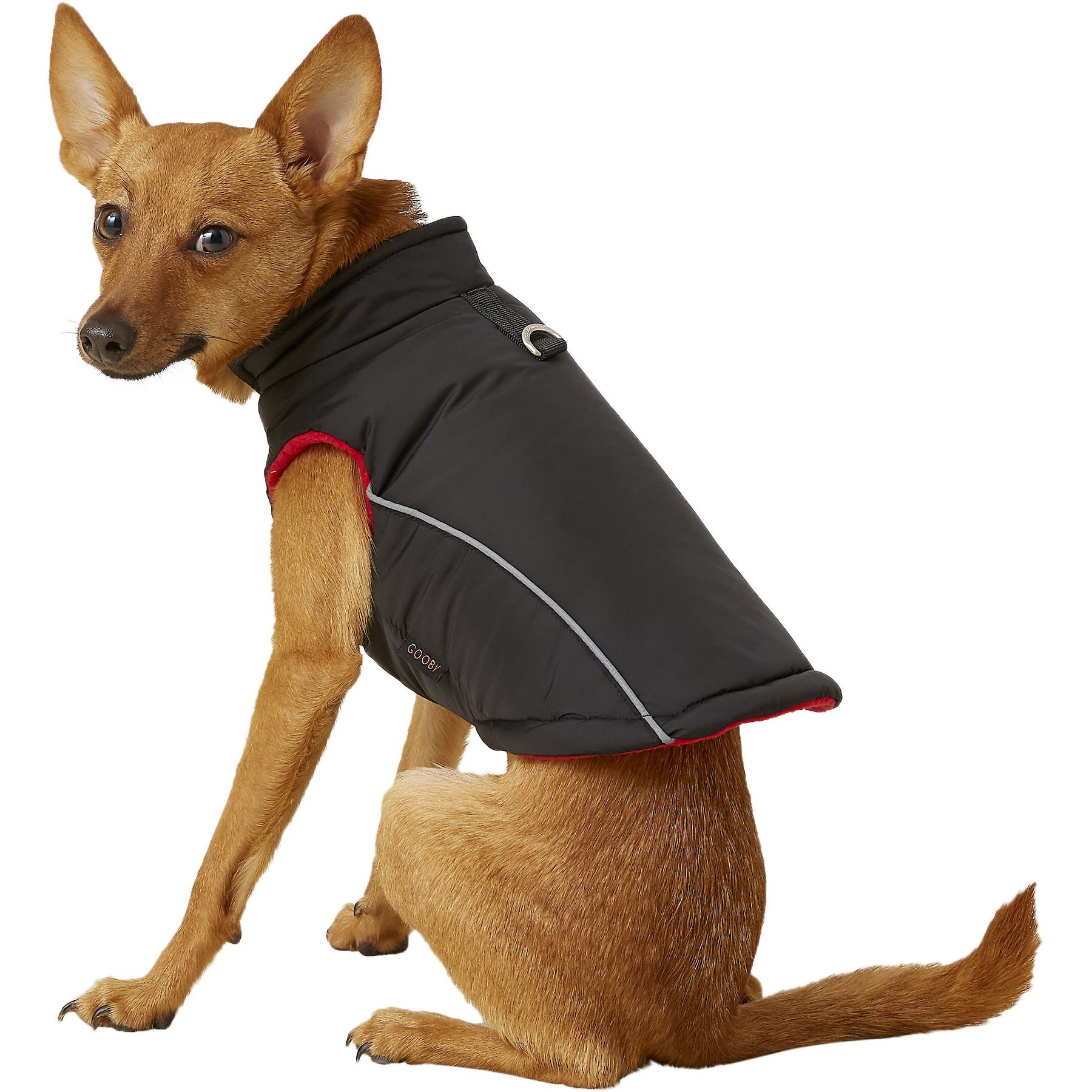 Gooby Sports Dog & Cat Vest, Black, Small