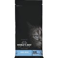 World's Best Zero Mess Unscented Clumping Corn Cat Litter, 24-lb bag