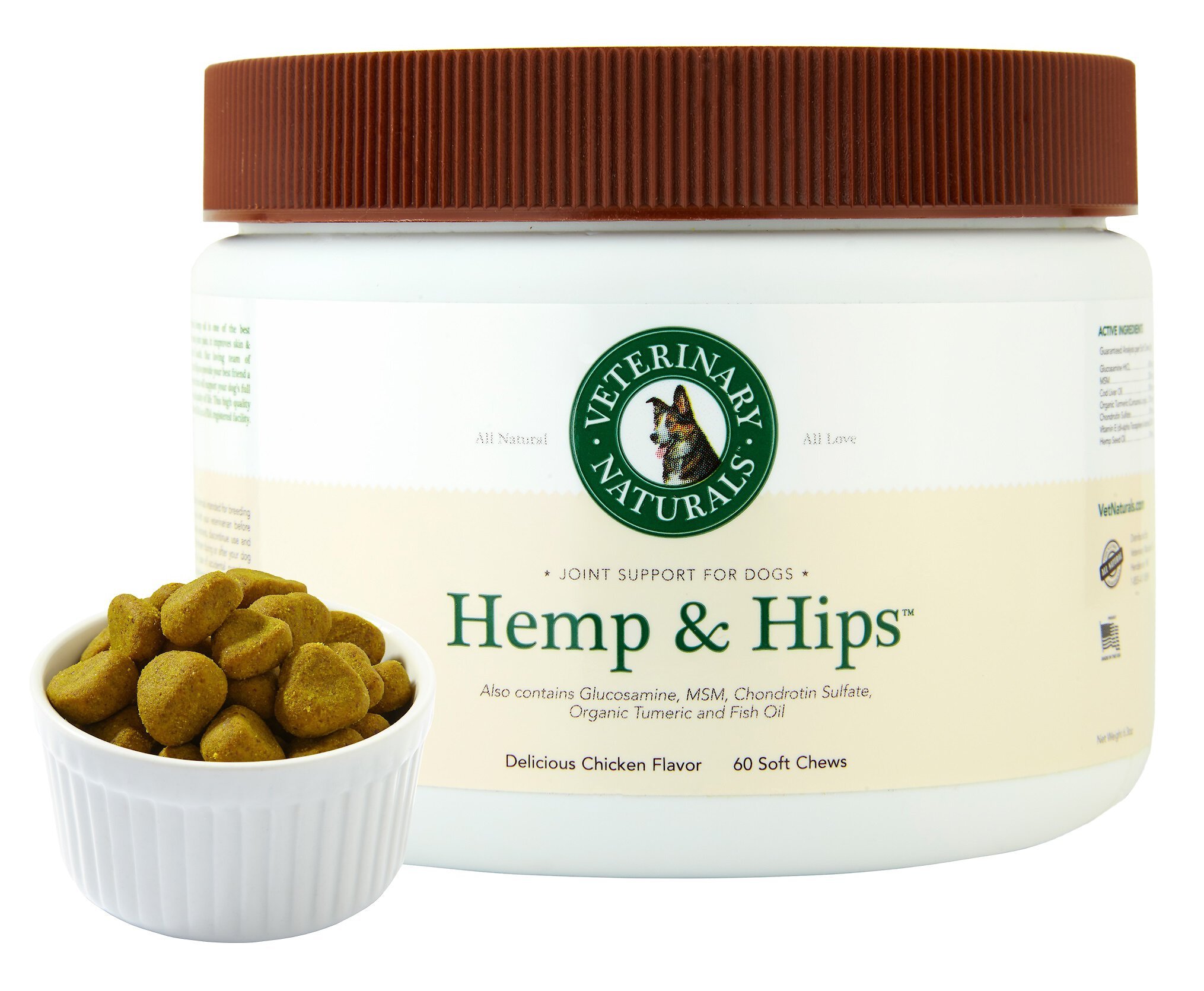 Veterinary naturals hotsell hemp and hips