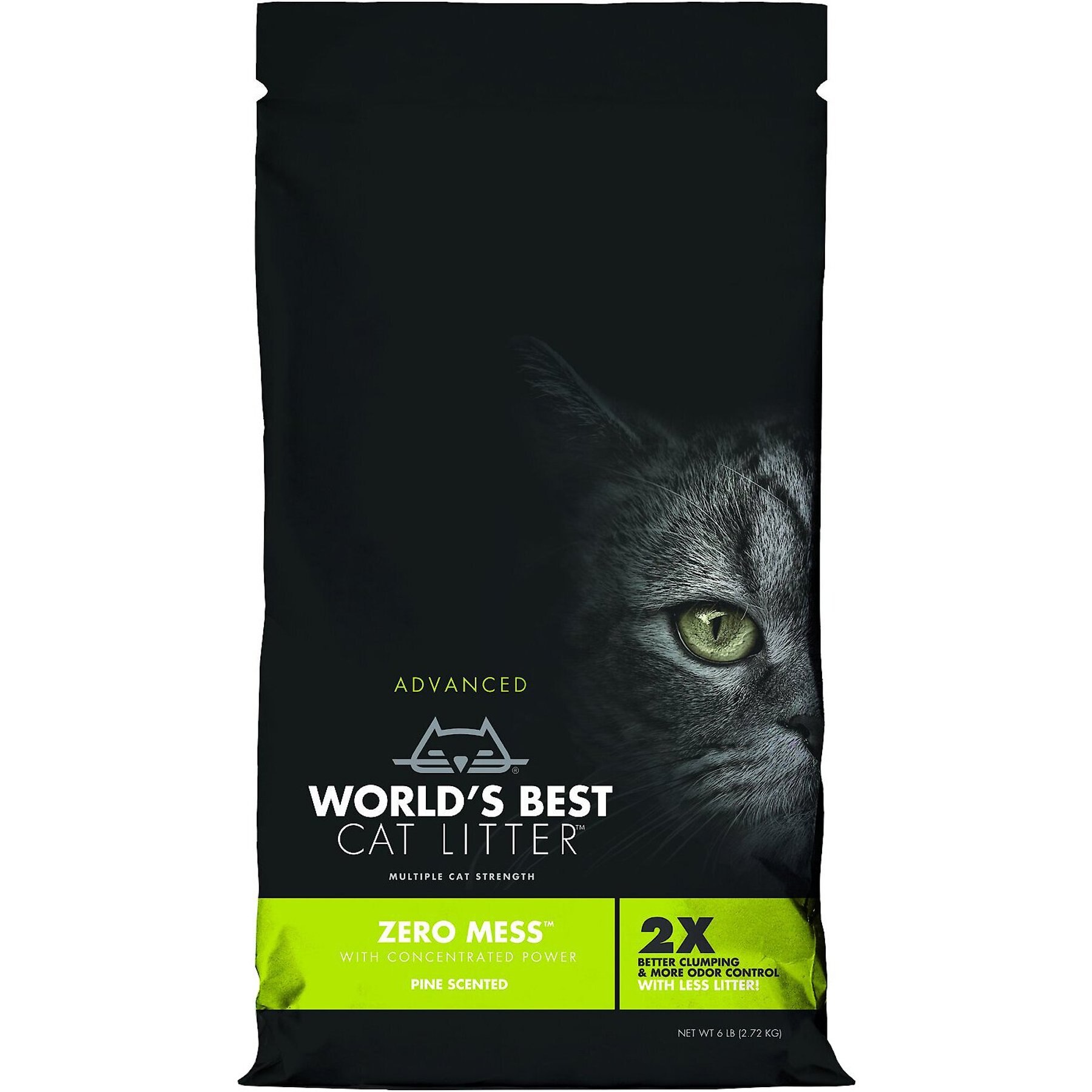 World's Best Zero Mess Pine Scented Cat Litter
