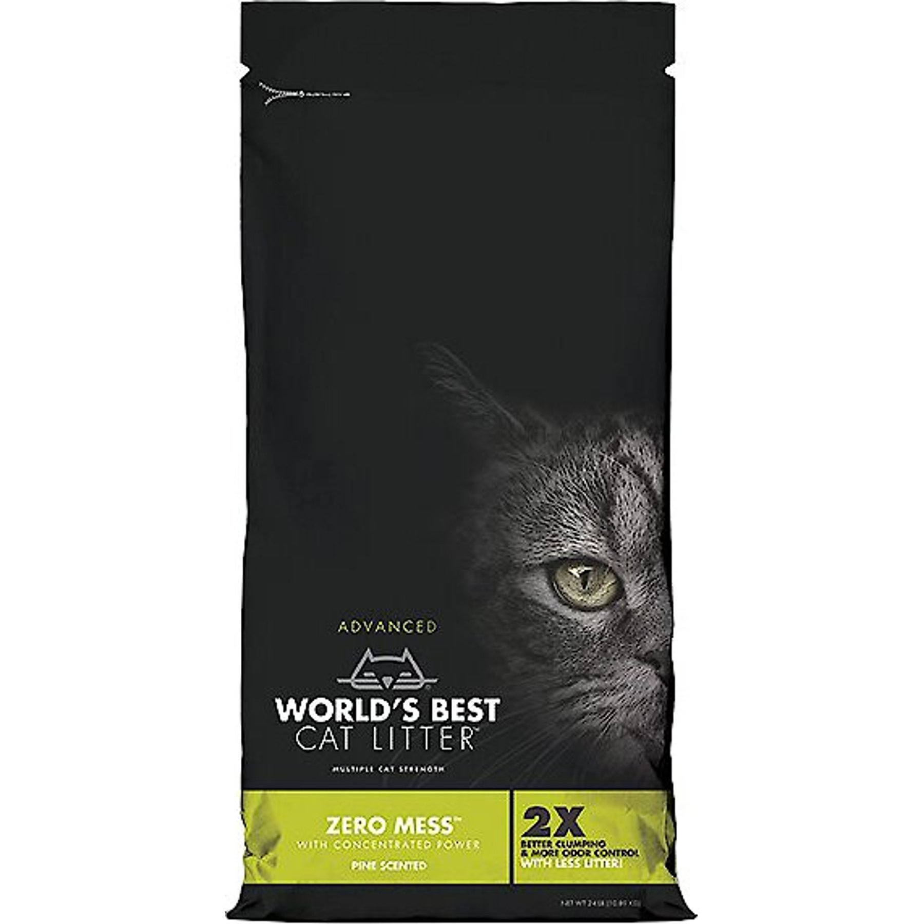 World's Best Zero Mess Pine Scented Cat Litter