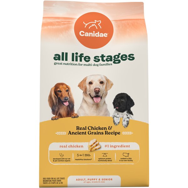 CANIDAE All Life Stages Less Active Chicken, Turkey, & Lamb Meal Formula Dry Dog Food