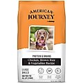 American Journey Protein & Grains Large Breed Chicken, Brown Rice & Vegetables Recipe Dry Dog Food, 28-lb bag