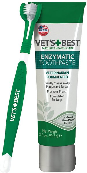 Vet's Best Toothbrush & Toothpaste Dental Kit, 3.5-oz tube, Adult slide 1 of 10