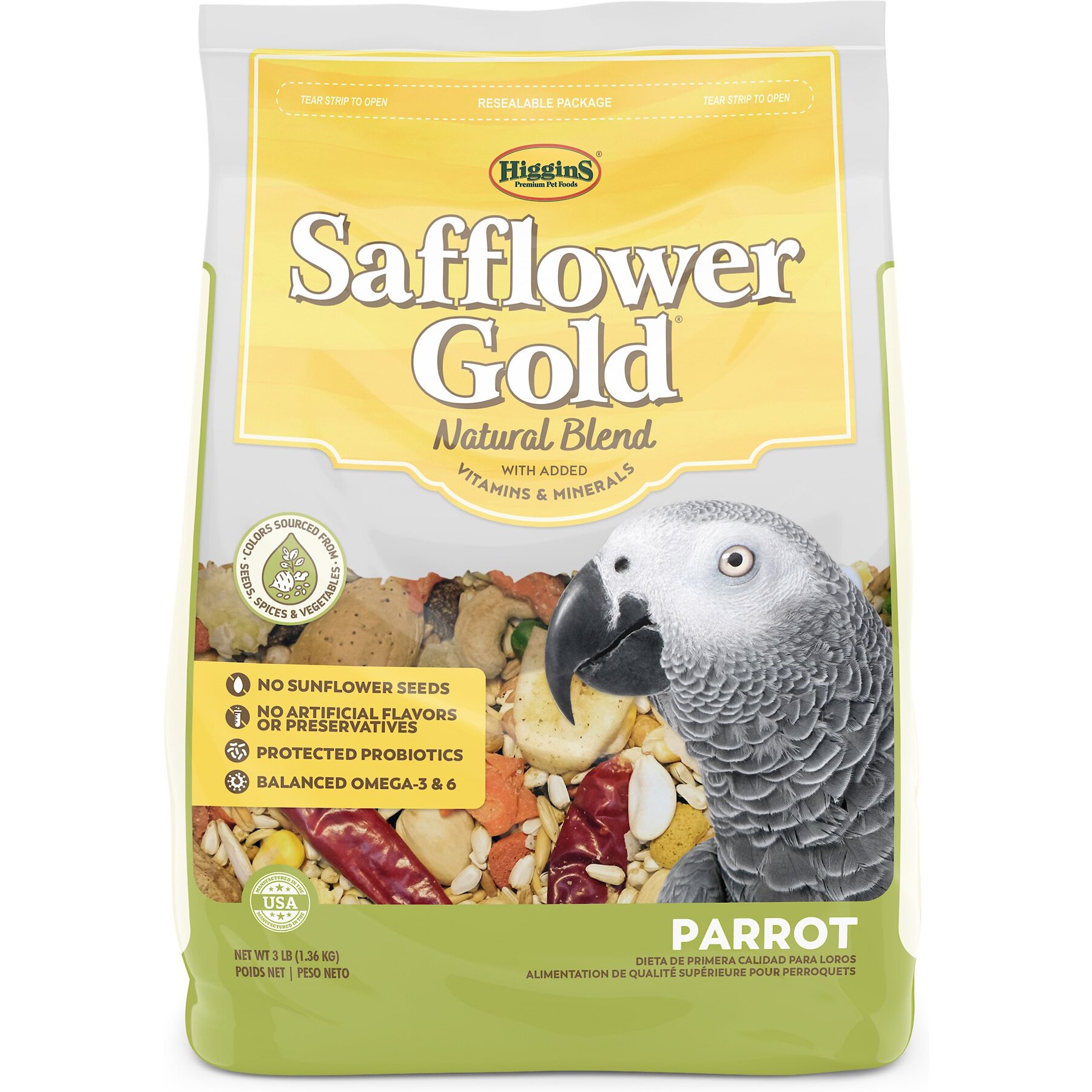 Higgins safflower hot sale gold cockatiel