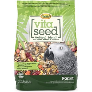 Higgins Vita Seed Parrot Food, 5-lb