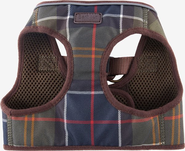 Barbour Step In Dog Harness, Classic Tartan