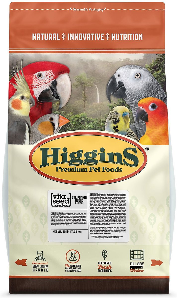 Higgins parrot best sale food bulk