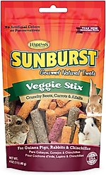 Higgins Sunburst Veggie Stix Gourmet Treats for Guinea Pigs, Rabbits & Chinchillas, 4-oz