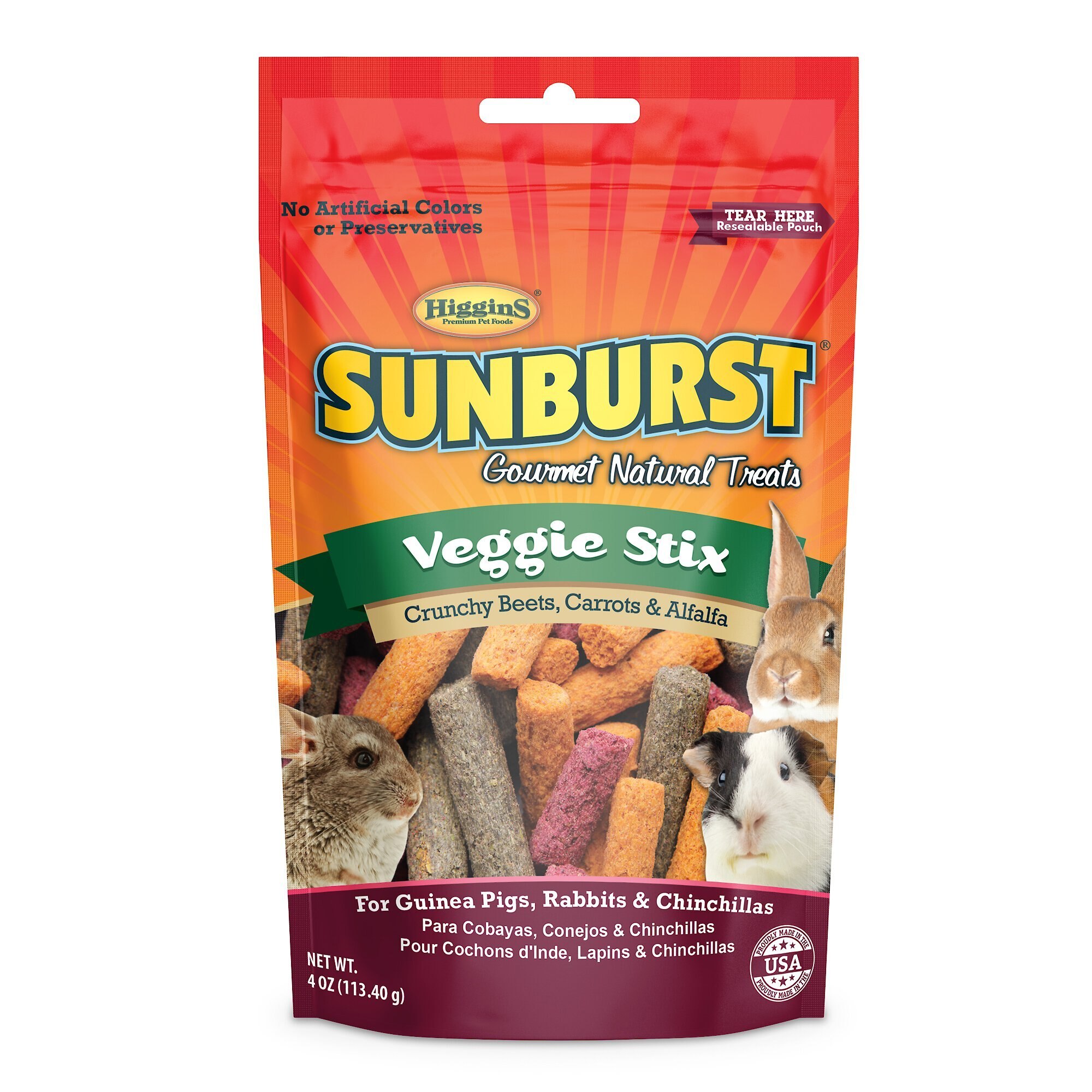 Veggie Sticks For Guinja Pigs