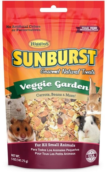 Higgins Sunburst Veggie Garden Gourmet Treats for Small Animals, 5-oz slide 1 of 2